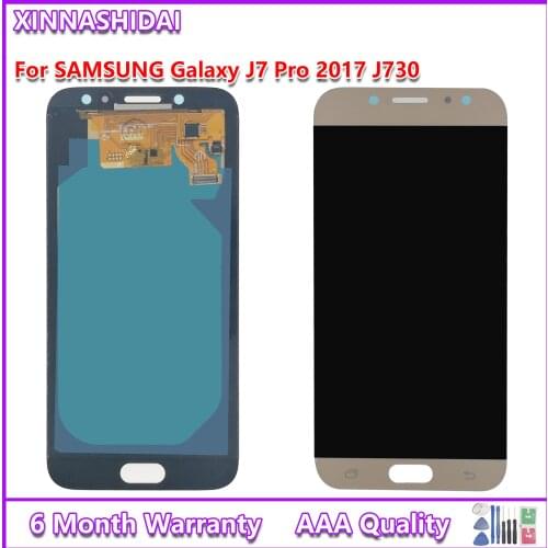 5.5'' INCELL COPY OLED Display For SAMSUNG Galaxy J7 Pro J730 LCD For SAMSUNG J7 2017 Display Touch Screen Digitizer Replacement