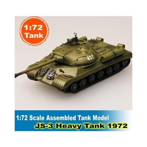 1:72 Scale Assembled Tank Model JS-3 Heavy Tank 36247 Colored Finished Static Model Tank Collection Tank DIY