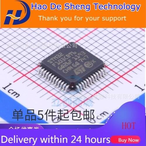 10PCS/LOT STM32F103CBT6 Microcontroller LQFP-48 New Original In Stock