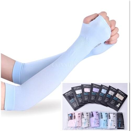 100Pair Summer Sun Protection Arm Cooling Sleeve Warmers Cuffs UV Protection Sleeves Outdoor Body Care