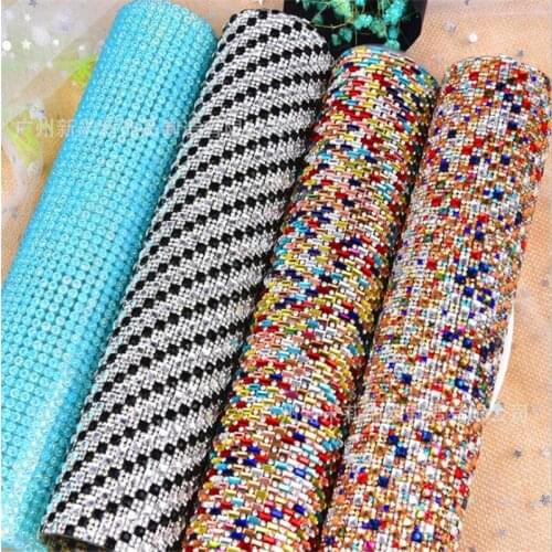 24cmx40cm) x 2pieces , SS8 Hot melt glue hot-fix Rhinestones paster Trimming glue back rhinestones sticker HH141