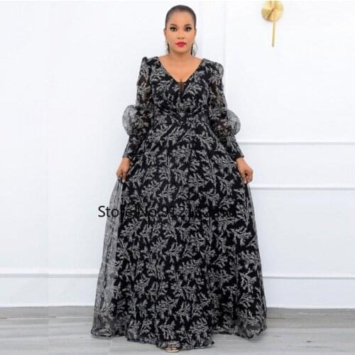 African Dresses For Women Party Dashiki Clothing 2021 Summer Autumn Long Maxi Dress Robe Africaine Femme Clothes Africa Clothing