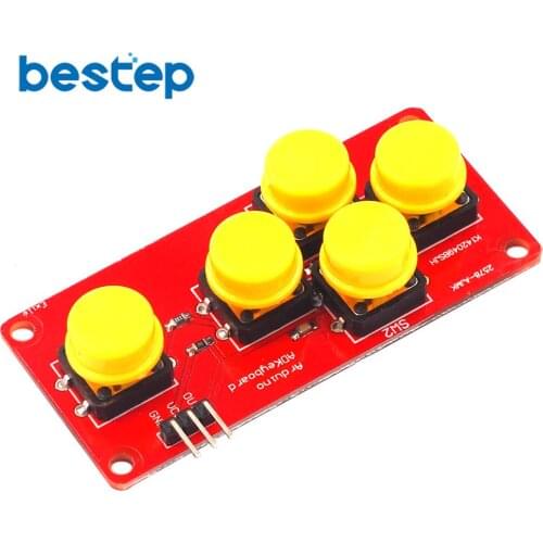 AD Keyboard Simulate Five Key Module Analog Button for arduino Sensor Expansion Board