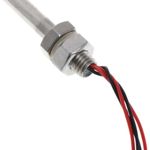 220V 10W 100mm Float Switch Auto Tank liquid Water Level Sensor Stainless Steel
