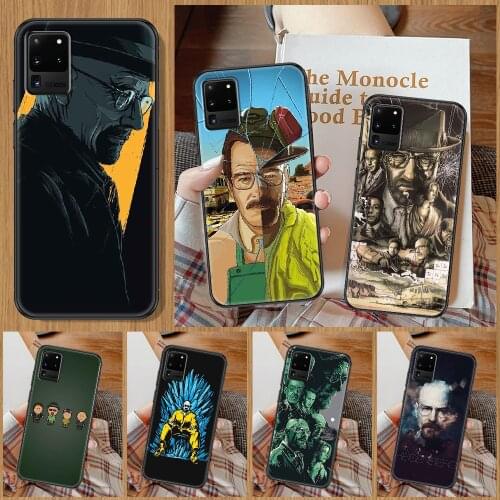 Heisenberg Breaking Bad Phone case For Samsung Galaxy Note 4 8 9 10 20 S8 S9 S10 S10E S20 Plus UITRA Ultra black silicone prime