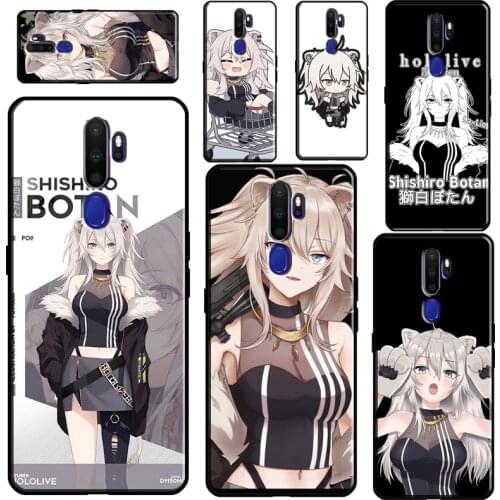 Shishiro Botan Hololive For OPPO A52 A72 A91 A5 A9 A31 A53 2020 Reno2 Z Find X2 X3 Pro A3S A5S A1K A15 A93 Case