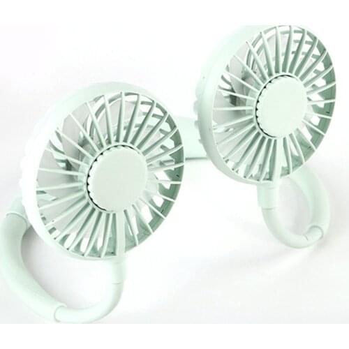 Sports Fan Usb Charging Portable Foldable Hanging Neckband Fan Mini Portable Sports Fan 3 Speeds Rechargeable Air Cooler