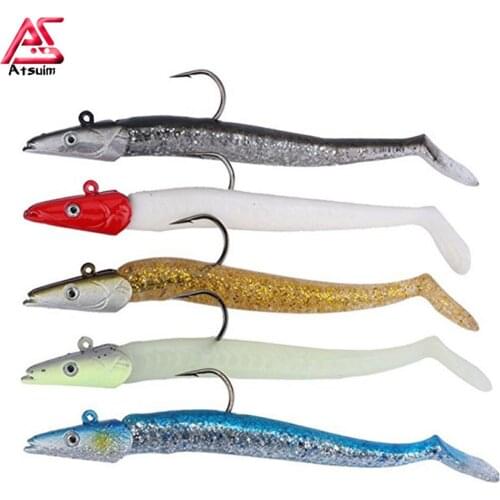 AS 22g Swim Bait Meal Lead Head Jig Bass Perch Silicone Soft Lure Fishing Pesca Pike Worm Rubber Wobbler Shore Cast Jig Spoon