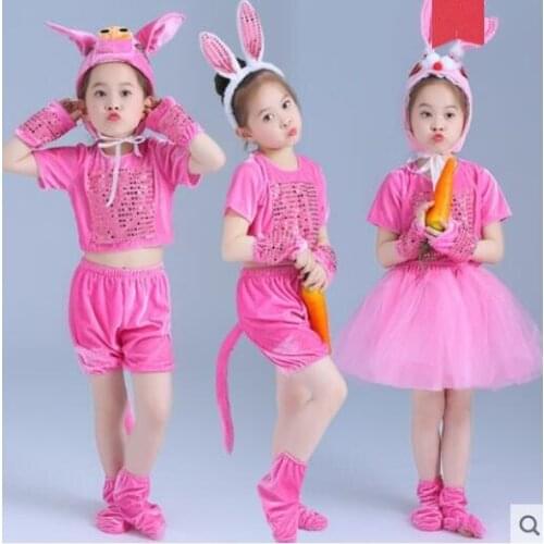 Lace Deco Pet Children kid Rabbit Bird Chicken costume Halloween party cosplay animal costume boy girl Jumpsuit Stage Show Party