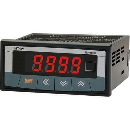MT4W-DV-41 Meter, DC Volts, LED, W96xH48mm, 4 digit, 0-500V Input, 3 Relay Outputs, 100-240 VAC