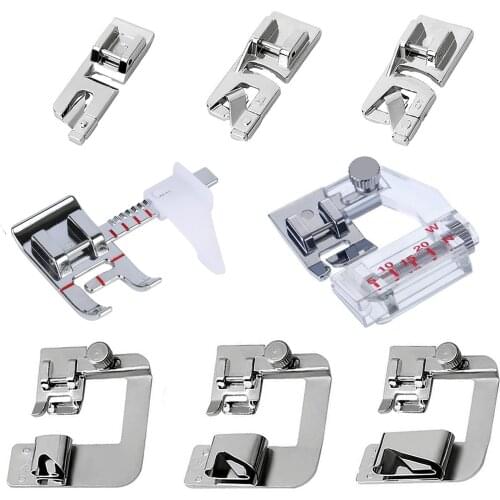 Hot Sale 8pc/set Domestic Sewing Machine Foot for Brother Singer Sewing Accessories etc(Low Shank) YJ261