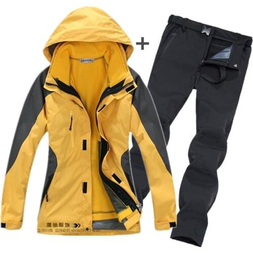 New ski jackets and pants for women ski suit Snowboarding sets very warm windproof waterproof for snow street winter clothes