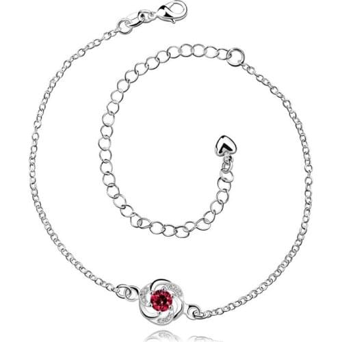 Anklet 925 jewelry silver plated fashion jewelry anklet for women jewelry /XSESAXPR