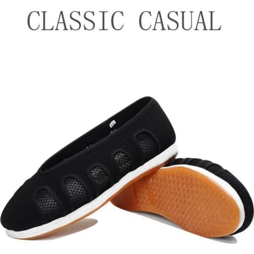 Ten square shoes monks Taoists leisure training shoes spring summer autumn men mesh Taiji sandals for Buddhist Monk Nun
