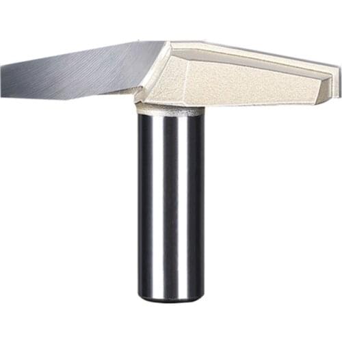 Professional 10Deg 1/2 Shank 1/2*2-1/2 Clear bottom knife Router Bit Woodworking Cutters Classical Plunge Bit HUHAO 6649