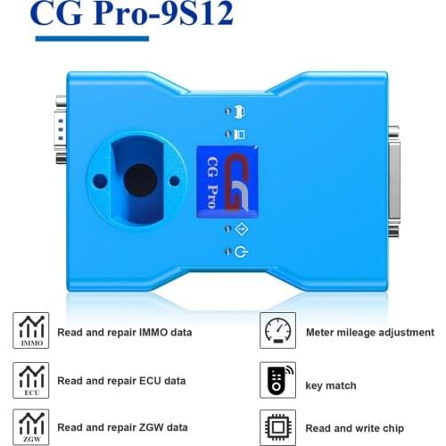 CG Pro 9S12 Key Programmer For freescale With all adapter Full version Next Generation of CG100 Get Work For Repair EWS
