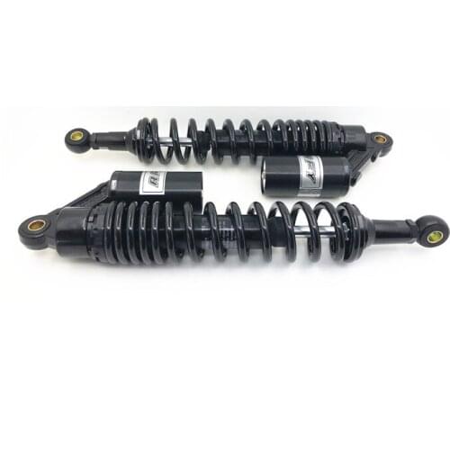 RFY Universal 15 3/4 "400mm Spring 8mm Motorcycle Air Shock Absorber Rear Suspension for Yamaha Scooter ATV Quad black