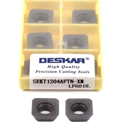 SEKT1204AFTN-XM LF6018 Carbide Inserts Milling Cutter SEKT1204AFTN-XM LDA CNC Lathe Turning Blade For Processing Stainless Steel