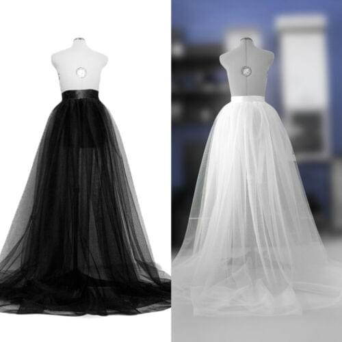 Women Princess Ballet Tulle Pleated Skirt Wedding Prom Rockabilly Bouffant Solid High Waist Skirts