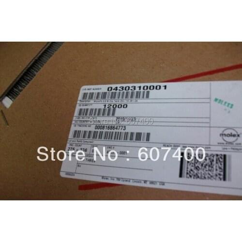 0430310001 CONN TERM MALE 20-24AWG TIN 43031-0001 MOLEX Connectors terminals housings 100% new and original parts 430310001