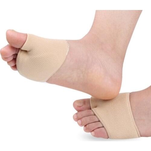 1 pair Forefoot Sleeve Pad Toes Separator Bunion Protector Correction Sock Pain Relief Invisible Foot Inserts