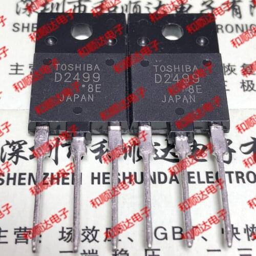 10pcs / lot D2499 2SD2499 new stock TO-3PF 1500V 6A