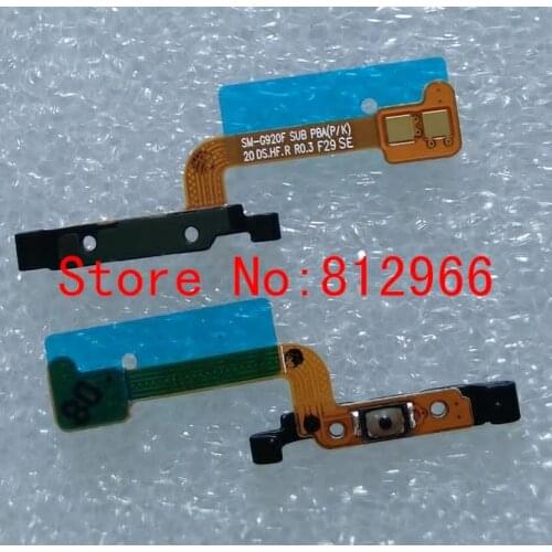100pcs/lot, Brand New Power ON/OFF Control Button Flex Cable for Samsung Galaxy S6 G920 G920A G920F G9200