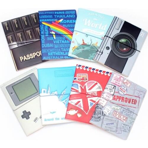 18 Styles Fashion Cute 3D Print Passport Cover Men Women PU Leather Travel Passport Holder Case Card ID Holders 14.5*10cm