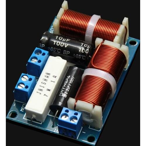 2pcs HIFI 2 way frequency divider crossover filter high fidelity type tweeter/woofer 80W HY-OE602 for Kasun amplifier