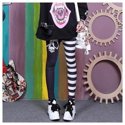 29 styles So Cute !!Dark & cat and Leopard print God Horse Mummy Dog Skull colorful Heart Printed leggings womens sexy Pants