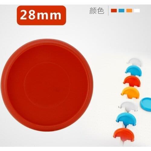 6pcs solid color plastic buckle suitable for mushroom hole movable page Notepad detachable notebook DIY book binding ring