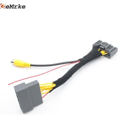 EEMRKE Car Rearview Camera Adapter Connector Wire for Honda Civic 2016 Tenth Gen. Upgrade Screen Display Video Input RCA Cable