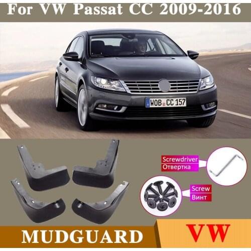 Car Products Car Accessories Fender Mudguards Splash Guards Fender Mudflaps For Volkswagen VW Passat CC 2016~2009 Car Fender
