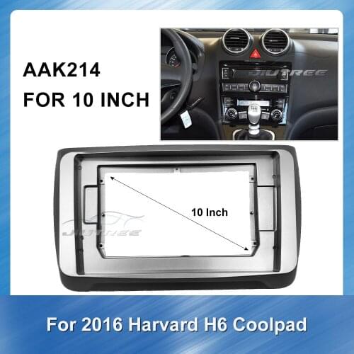 Car radio Center Stereo Audio Radio GPS Plate Panel Frame Fascia Replacement for Harvard H6 Coolpad 2016 Installation Frame Kit