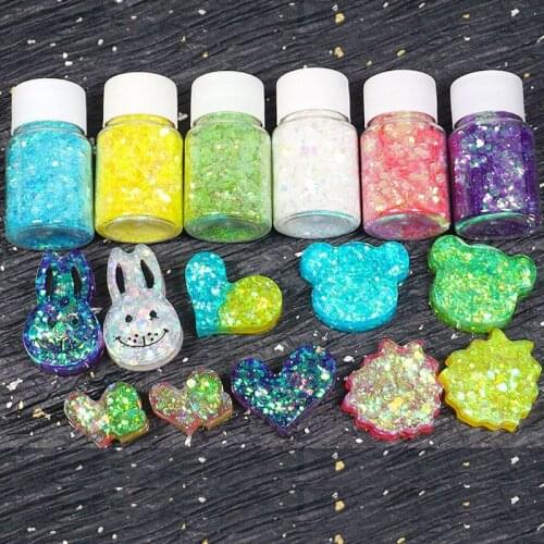 10G Shiny Mixed Glitter Sequins DIY Crystal Epoxy Mold Fillings Jewelry Making