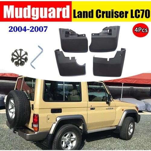 Mudflaps FOR Land Cruiser LC70 Mudguards Fender Mud Flap Guard Splash Car Accessories Auto Styline Front Rear 4pcs