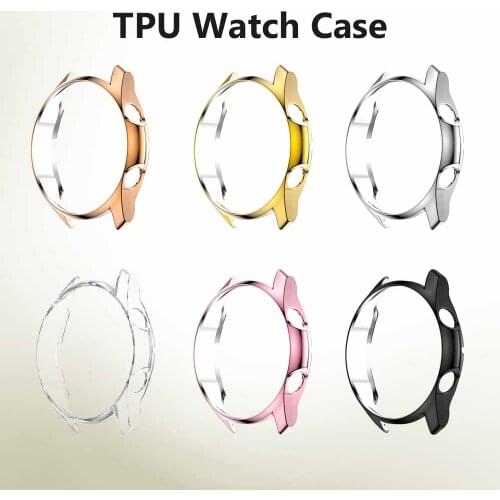 Galaxy Watch 3 Watch Case Protective Cover for Samsung Galaxy Watch 3 TPU Covers Protector Accessories 41mm 42mm 45mm 46mm