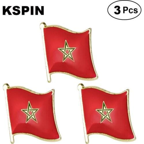 Morocco Lapel Pin Brooches Pins Flag badge Brooch Badges