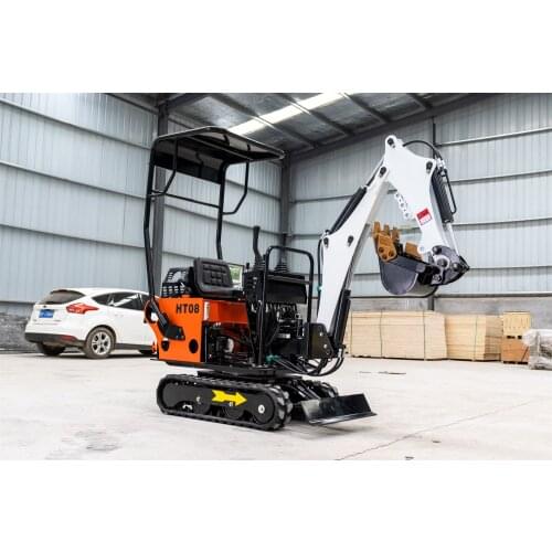 China Construction Machinery CE EURO5 Approved Micro Digger 1Ton 0.8 Ton Mini Excavator