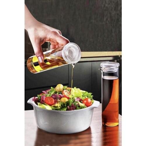 Kitchen Olive Oil Vinegar Storage Bottle BBQ Leakproof Dispenser Container For Salad Kitchenware Cooking Accessory Gravy Boat