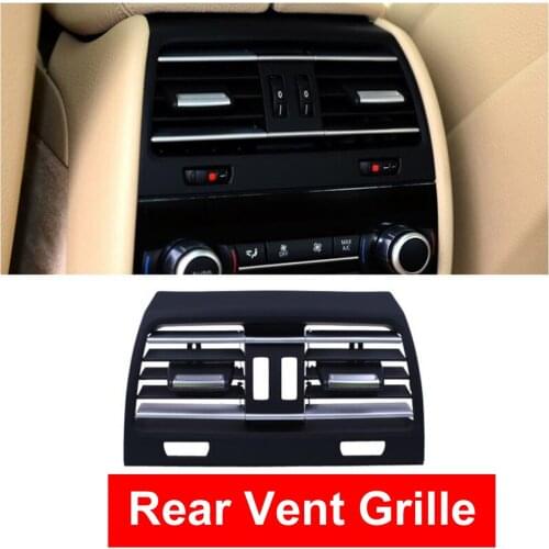 LHD RHD Rear High-end AC Air Conditioning Vent Grille Outlet Panel Chrome Plate For BMW 7 series F01 F02 730 735 740 750 760