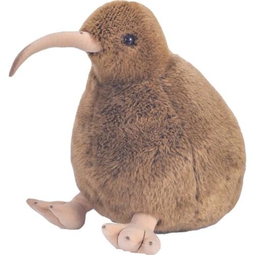Cute animal Kiwi doll children plush toy Simulation New Zealand Kiwi baby kid Stuffed toy