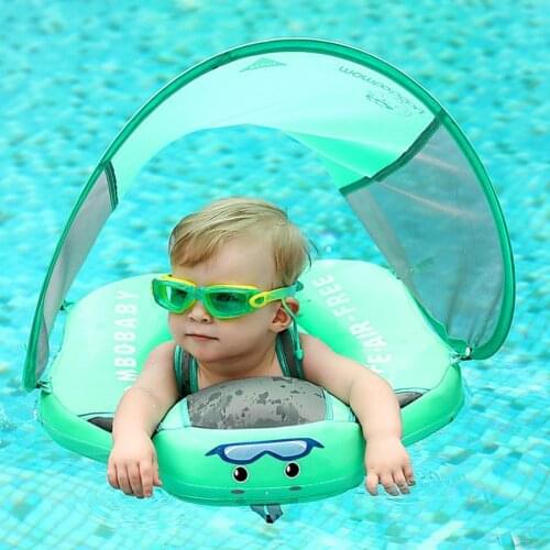 Non-Inflatable Baby Float Swimming Ring Swim Float Waist Float Ring Floats Pool Toys Swim Trainer for Boys and Girls