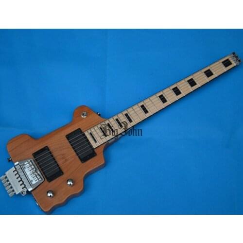 New Big John headless electric guitar with alder body&Maple Fingerboard in natural F-1923