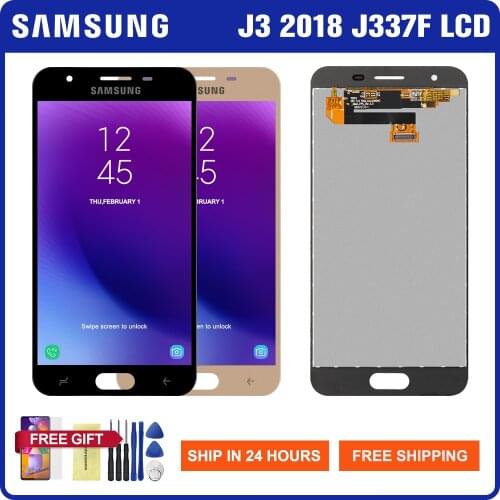 5.0'' Original LCD For Samsung Galaxy J3 2018 J337 LCD Display Touch Screen Digitizer Assembly Parts For Samsung J337 Screen