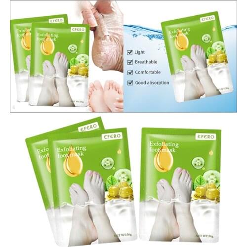 3pcs Exfoliating Peel Foot Sock Mask Soften Feet Removes Dead Skin Detox Foot Patch Feet Mask Feet Care