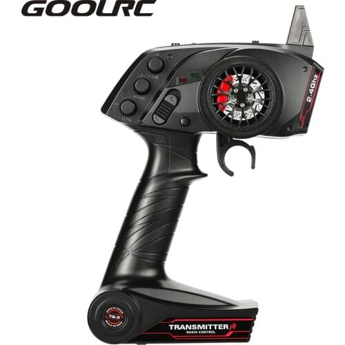 GoolRC RC Transmitter for RC Car Boat Digital Receiver TG3 2.4GHz 3CH Transmitter Car Accessories Remote Control With Receiver