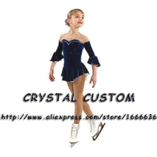 Ice Skating Dress Kids New Brand Vogue Figure Skating Dresses For Competition DR2825