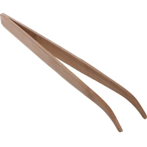 2019 New Angled Reptile Feeding Tongs Tweezers 28cm Bamboo Eco-Friendly Feeding Tool New Pet Supplies
