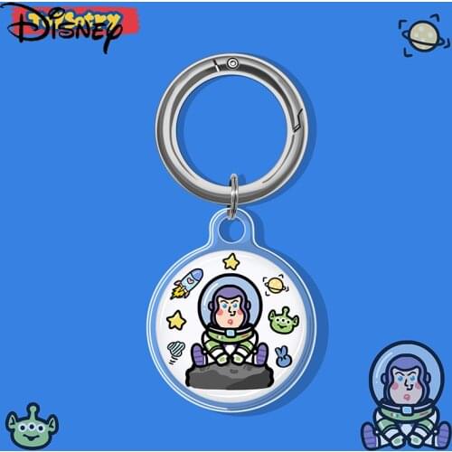 Disney Cute Buzz Lightyear for AirTag is suitable for Apple locator sleeve anti-lost device anti-drop shell hanging buckle key